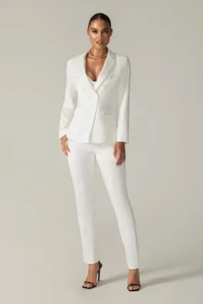 Rocio Tailored Blazer (Off White)