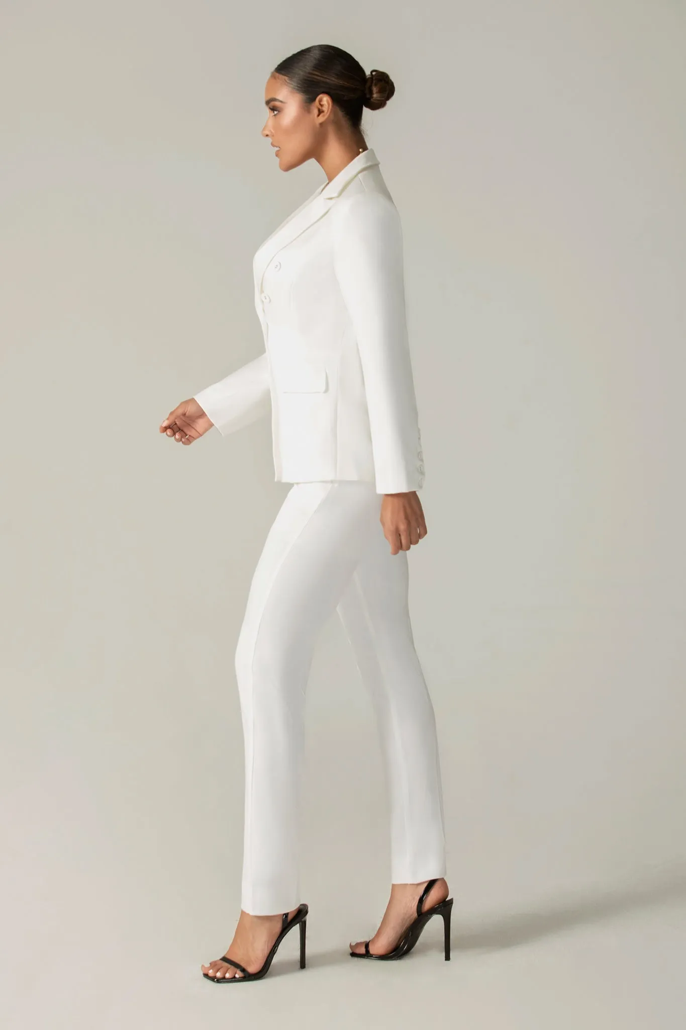 Rocio Tailored Blazer (Off White)