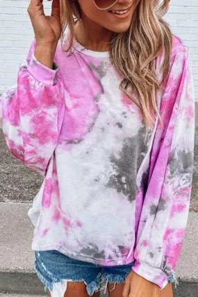 Simple Comfortable Tie Dye Sweatshirt