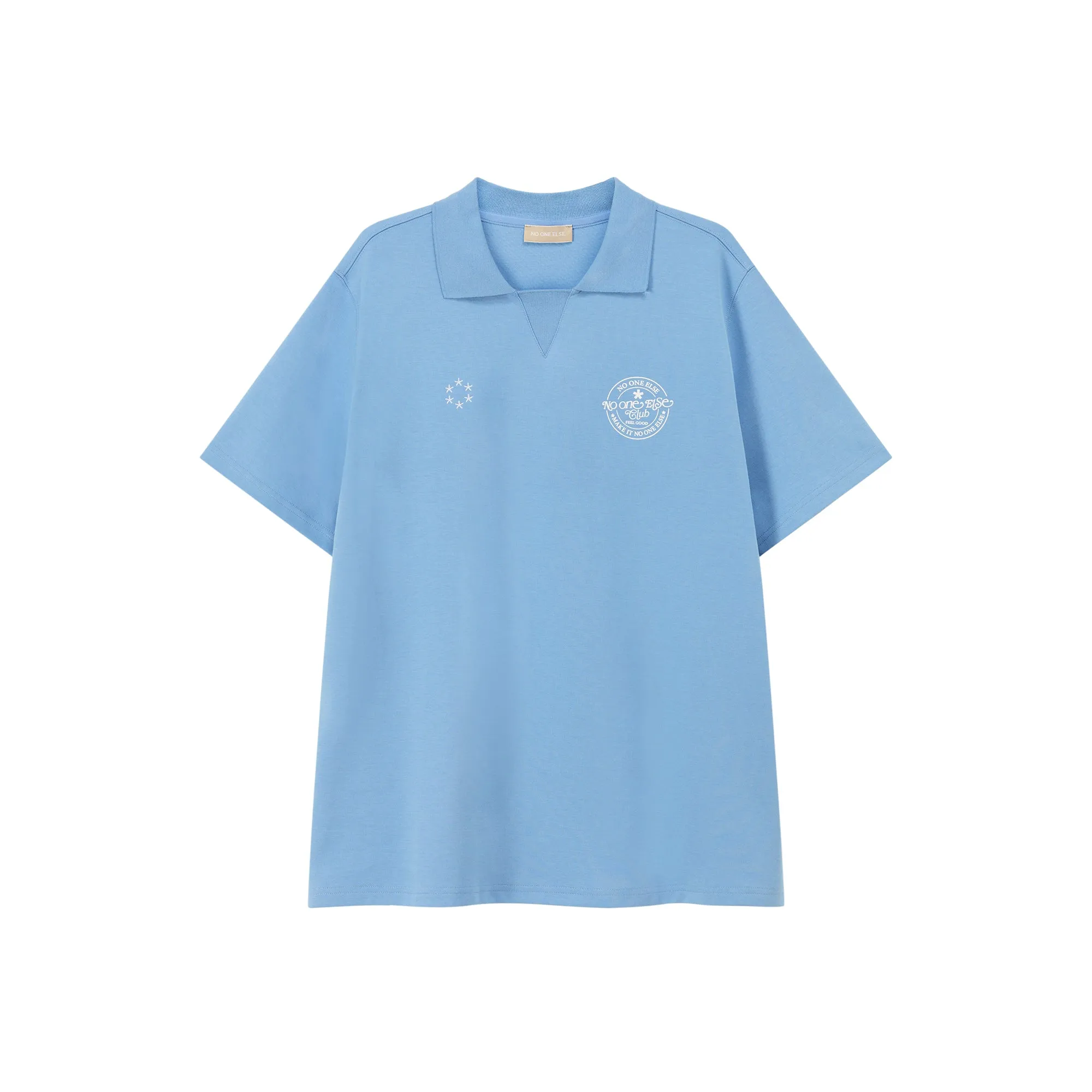 Star Circle Boxy Polo T-Shirt