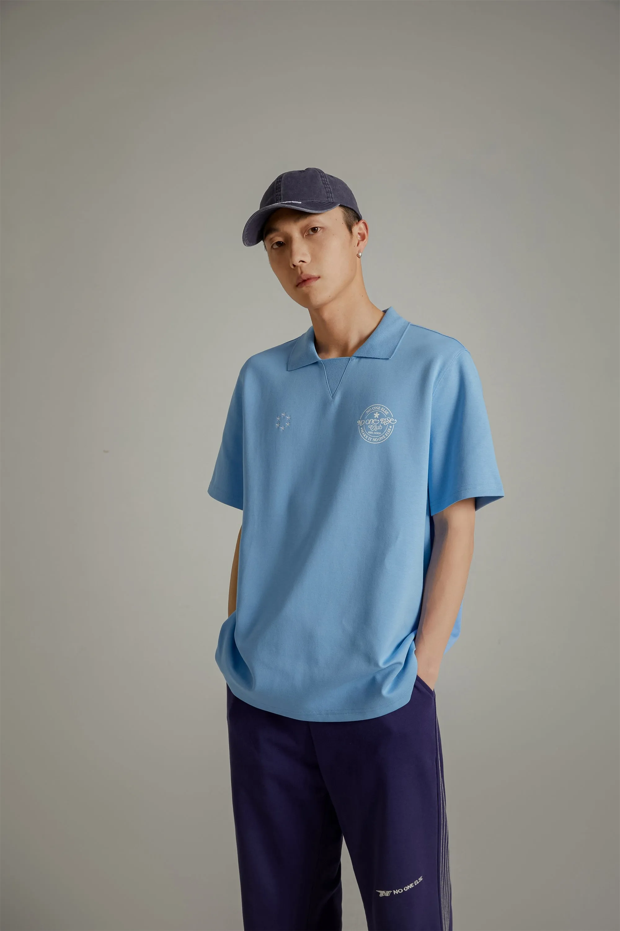 Star Circle Boxy Polo T-Shirt