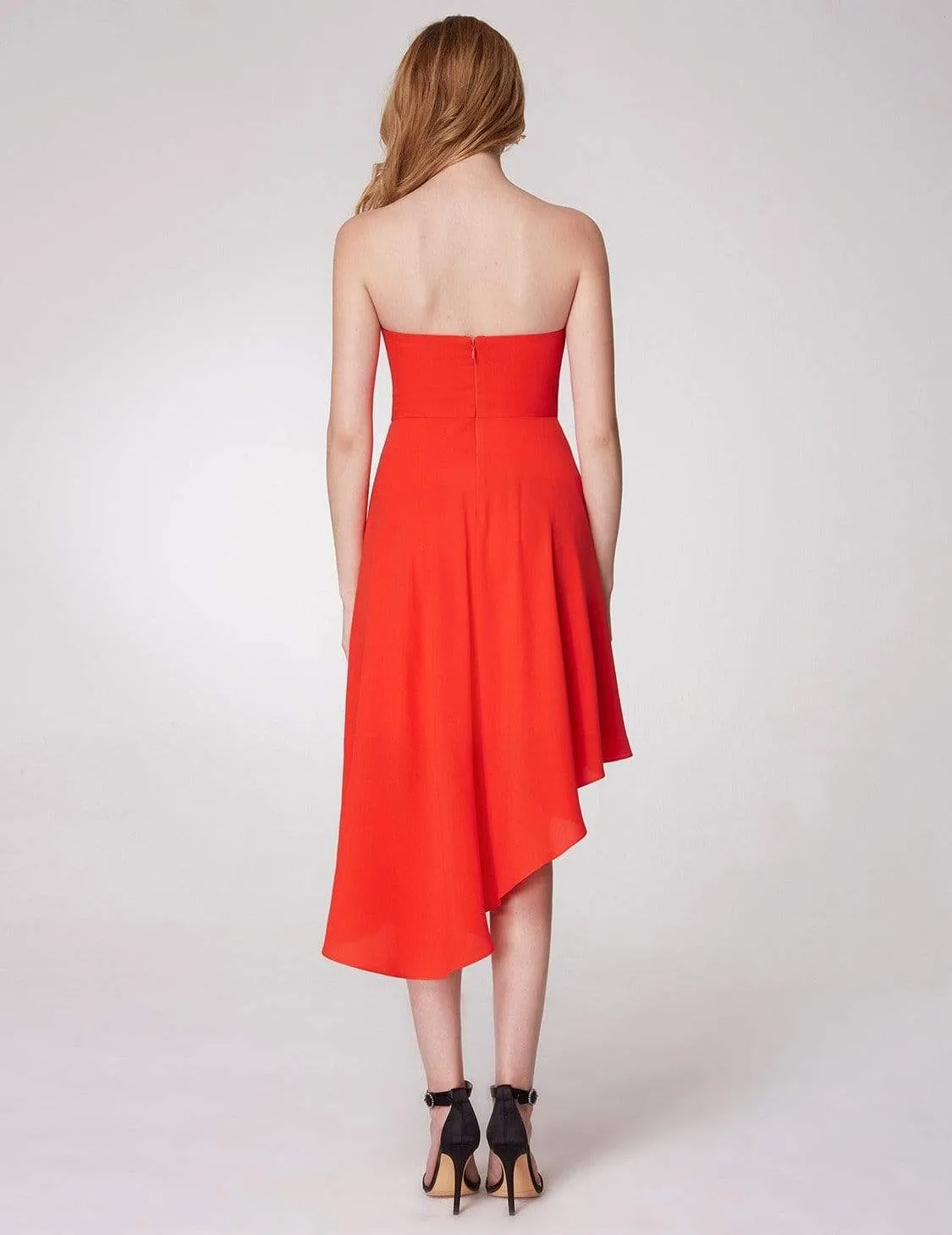 Strapless A Line Party Dress