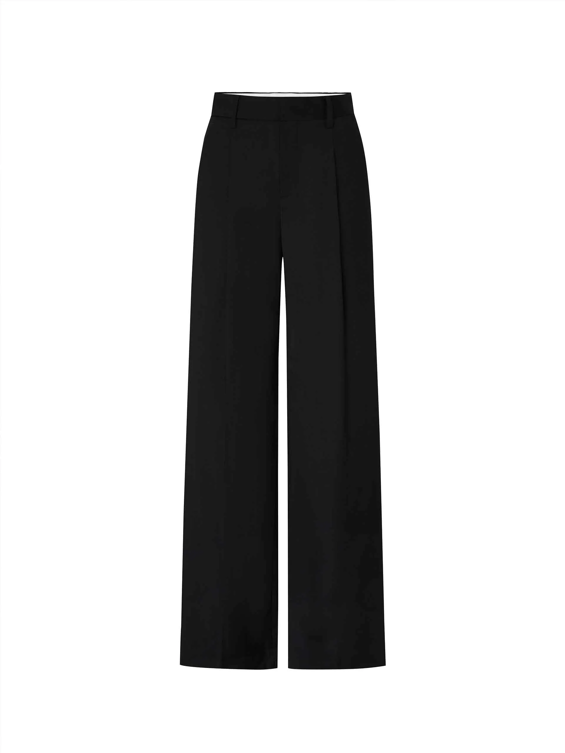 Tailored Pleated Suit Pants