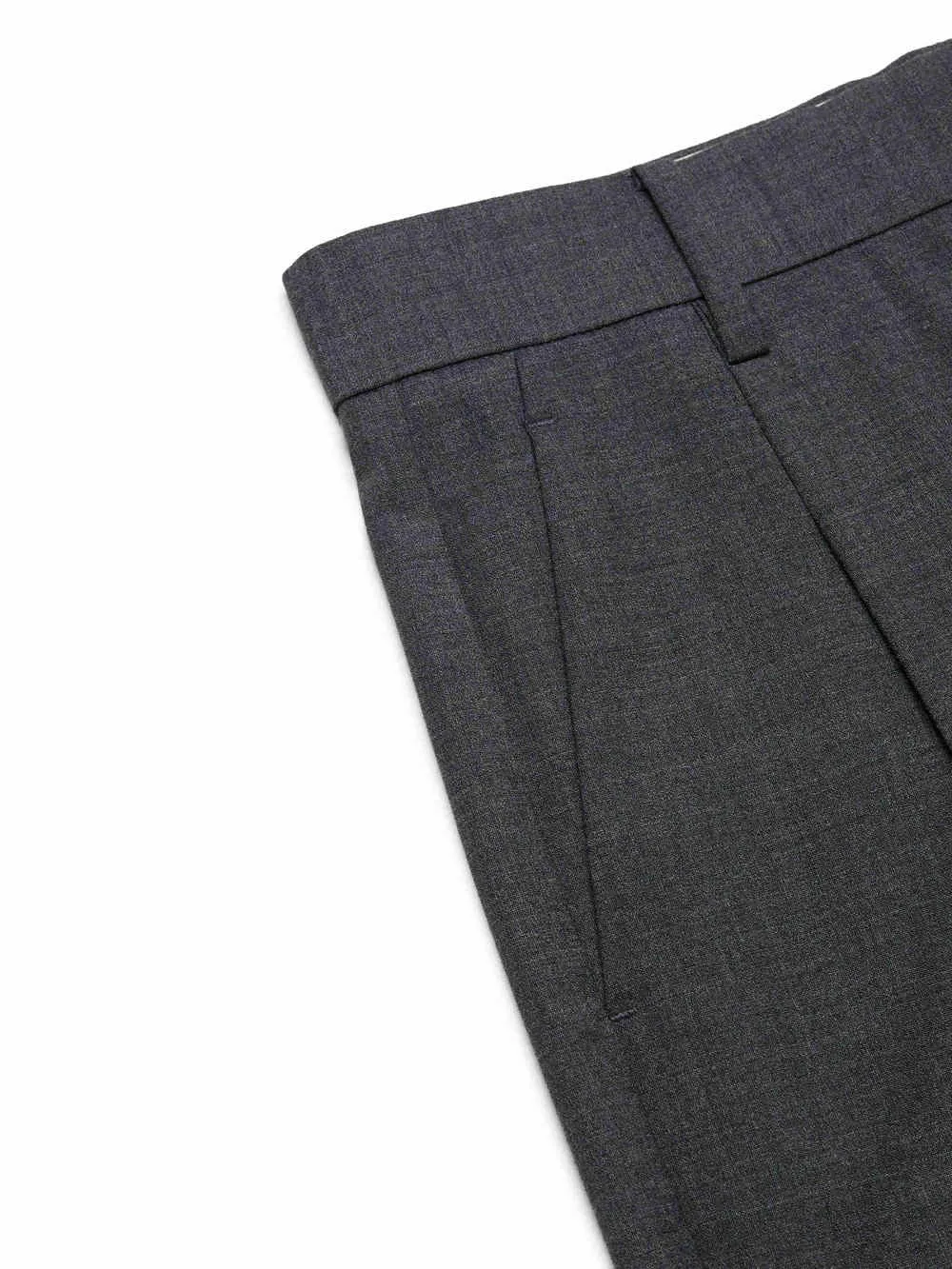 Tailored Pleated Suit Pants