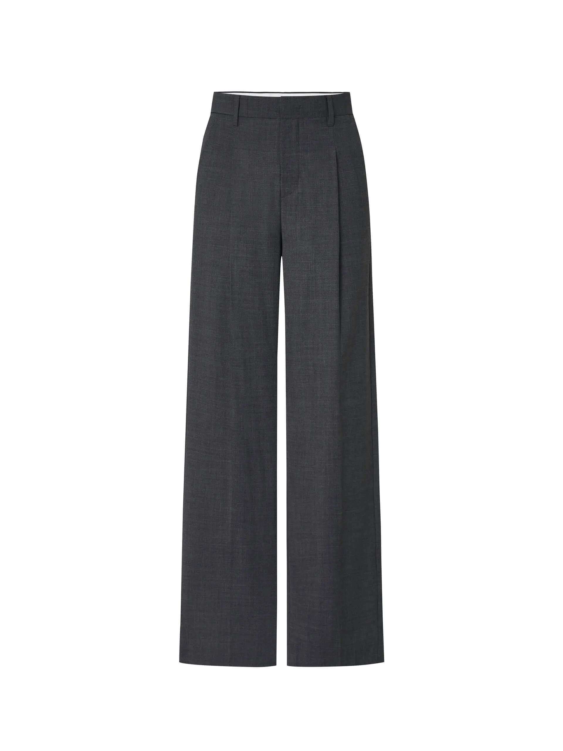 Tailored Pleated Suit Pants