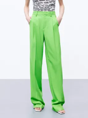 Tailored Pleated Suit Pants