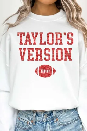 TAYLORS VERSION OVERSIZED GRAPHIC SWEATSHIRT