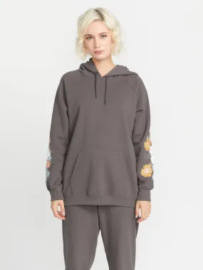 Truly Stoked Boyfriend Hoodie - Slate Grey