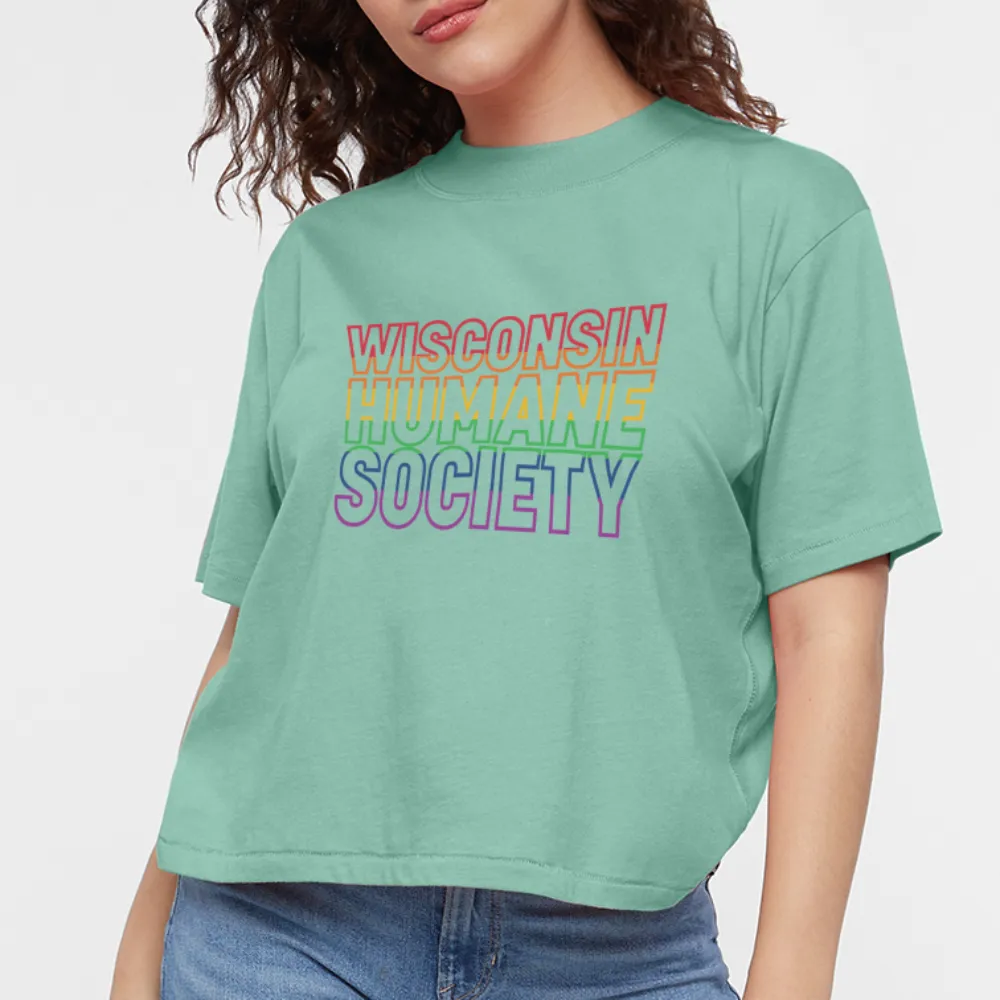 WHS Pride Rainbow Boxy Tee