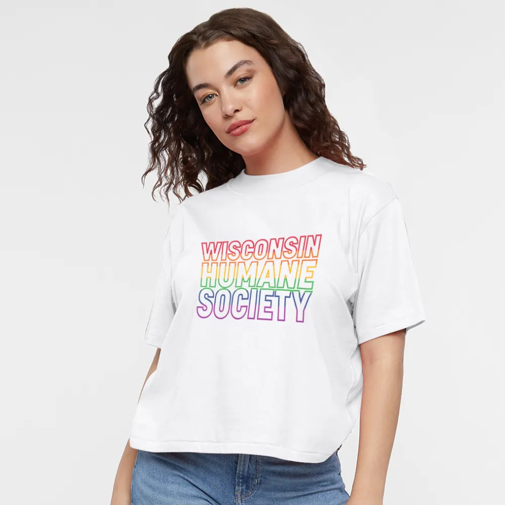 WHS Pride Rainbow Boxy Tee