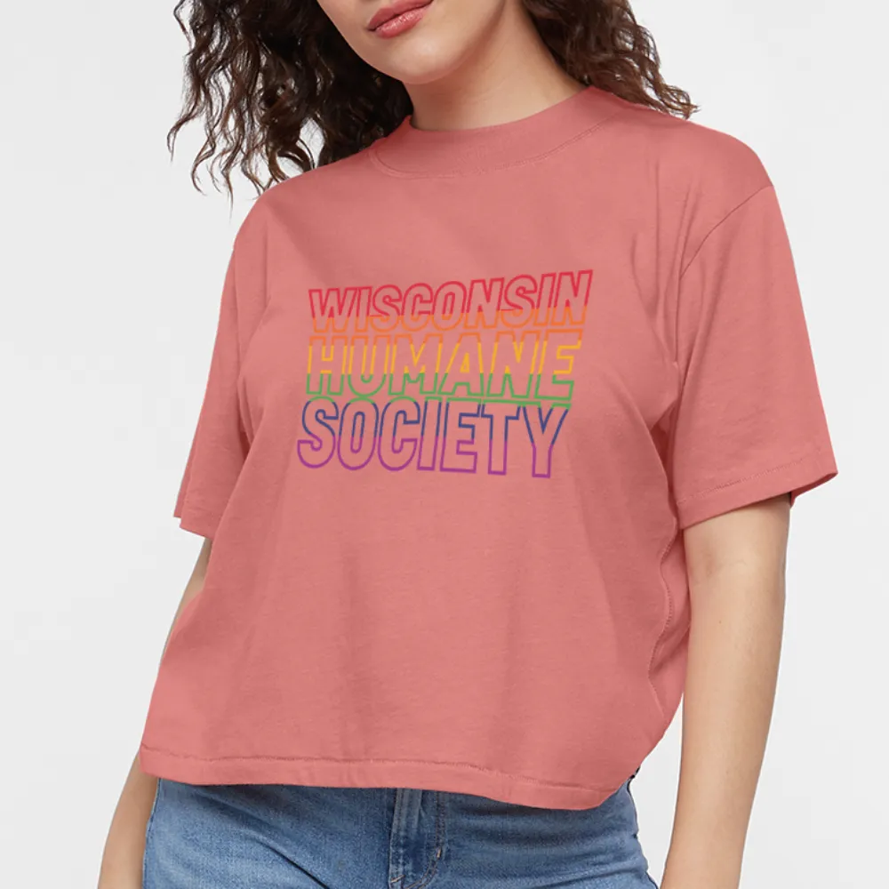 WHS Pride Rainbow Boxy Tee