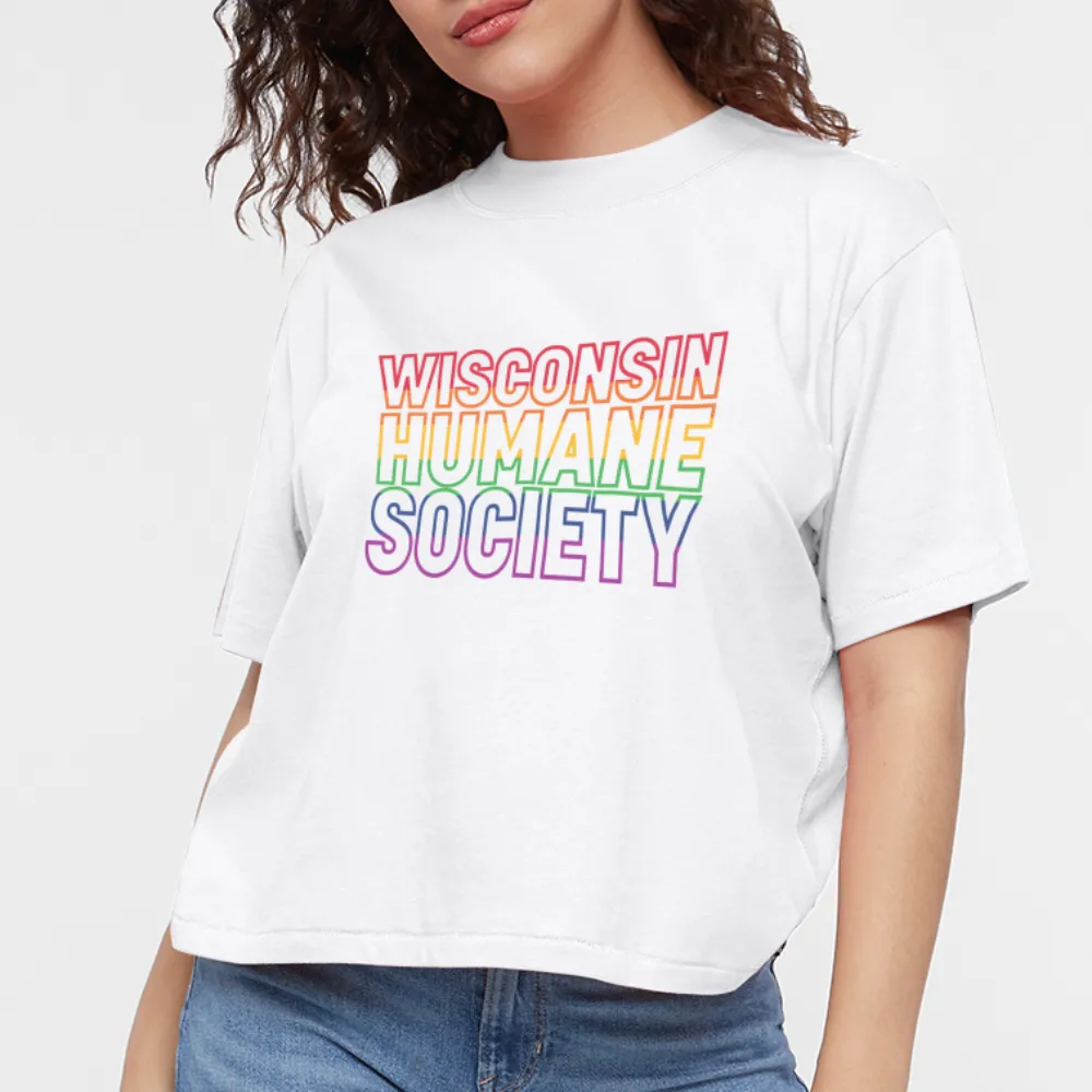 WHS Pride Rainbow Boxy Tee