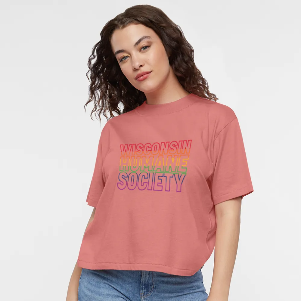 WHS Pride Rainbow Boxy Tee