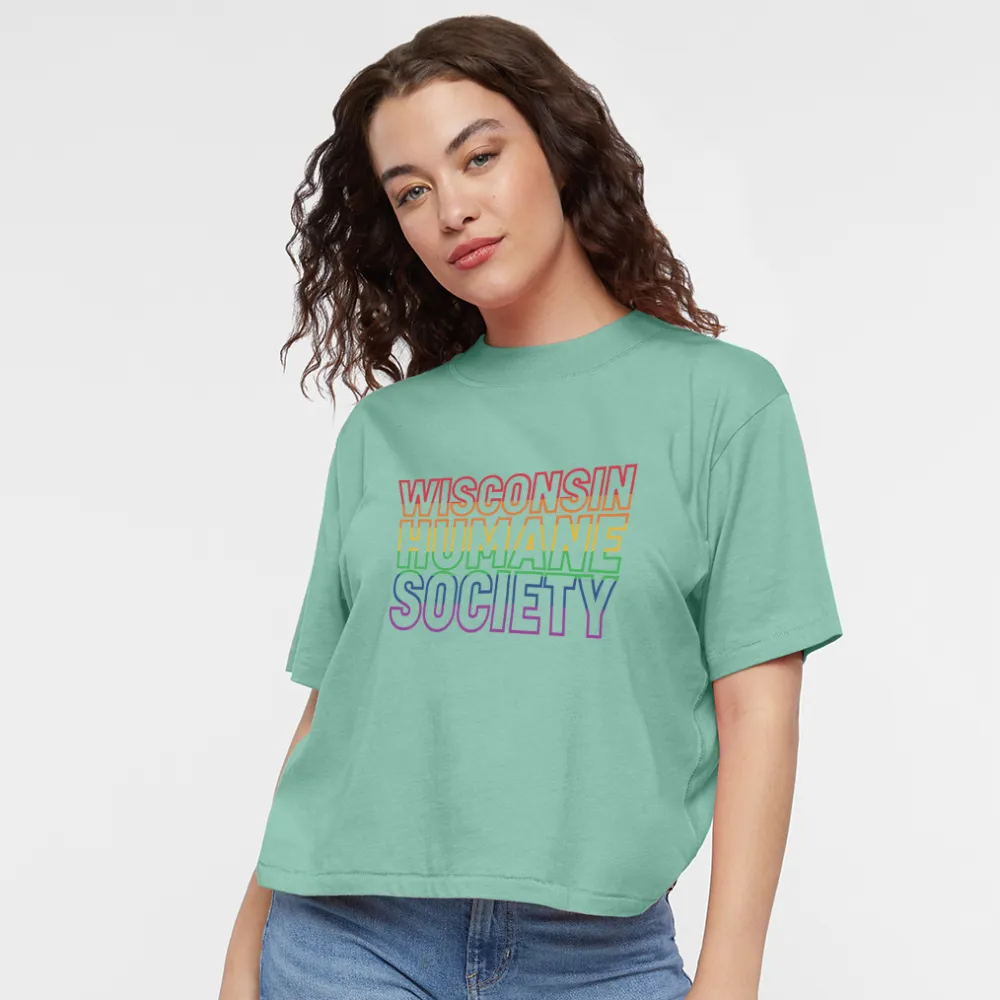 WHS Pride Rainbow Boxy Tee