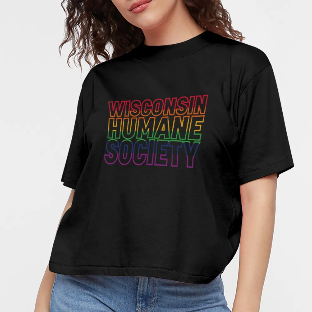 WHS Pride Rainbow Boxy Tee