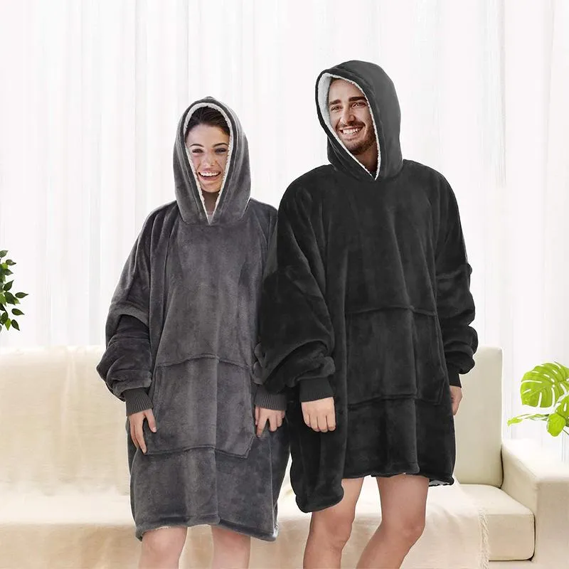 Women Pocket Oversized Hoodie Blanket