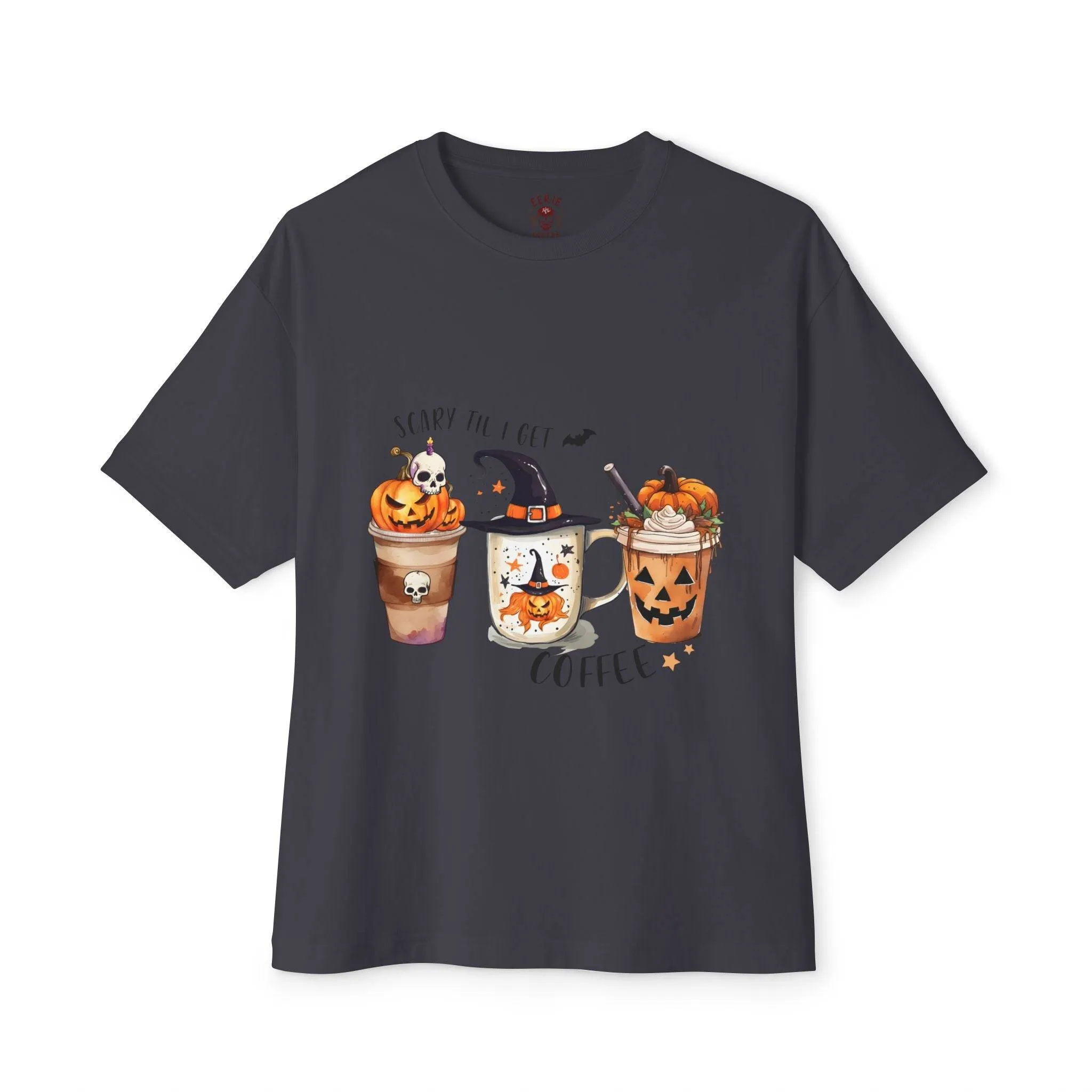 Women's Hallow Coffee Boxy Tee