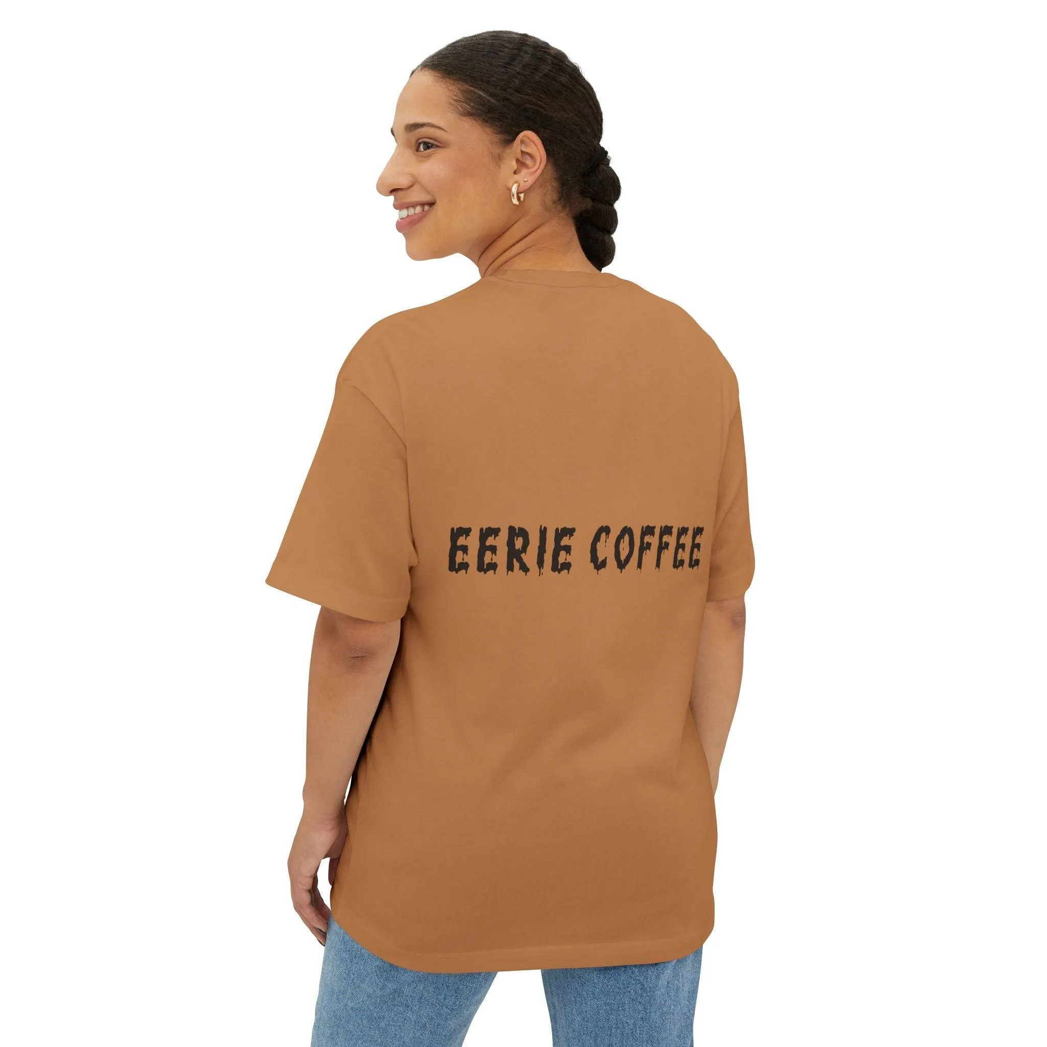 Women's Hallow Coffee Boxy Tee