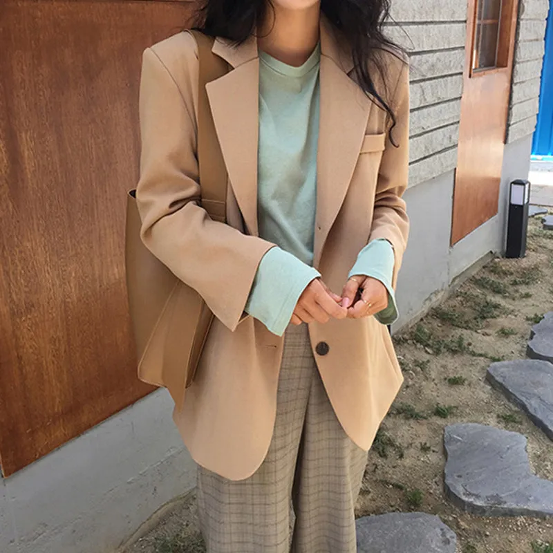 Women's Spring/Autumn Casual Long-Sleeve Blazer