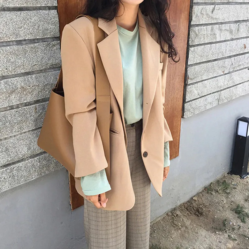 Women's Spring/Autumn Casual Long-Sleeve Blazer