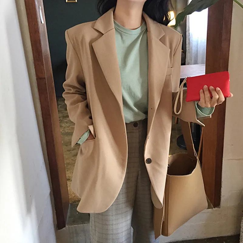 Women's Spring/Autumn Casual Long-Sleeve Blazer